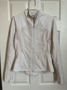 Women’s Lululemon Light tan Full-Zip Workout Jacket